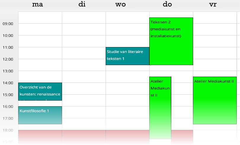 2e bachelor 1e semester