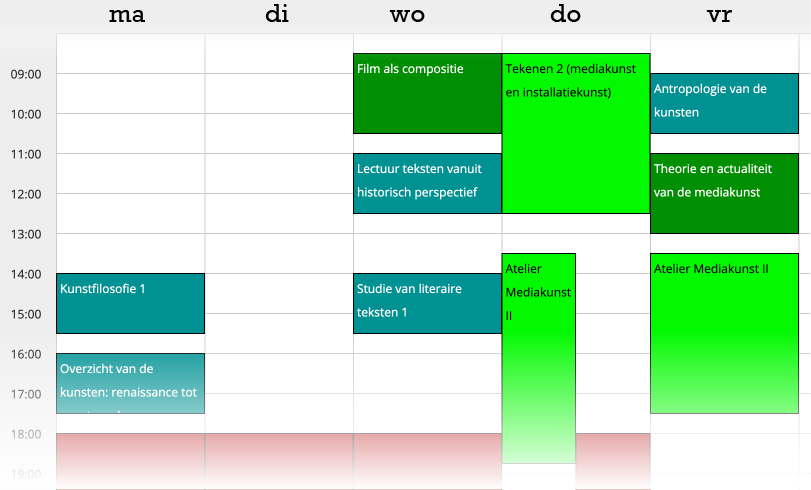 1e bachelor 1e semester