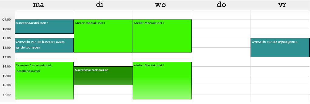 1e bachelor 1e semester