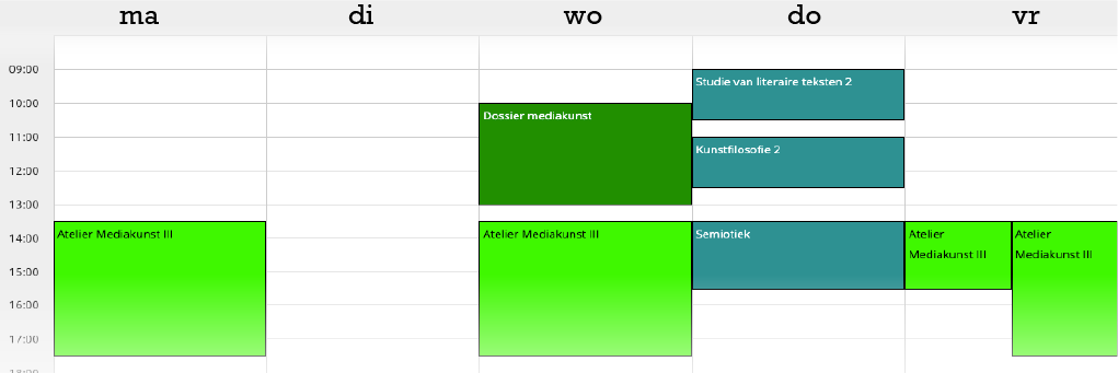 1e bachelor 1e semester